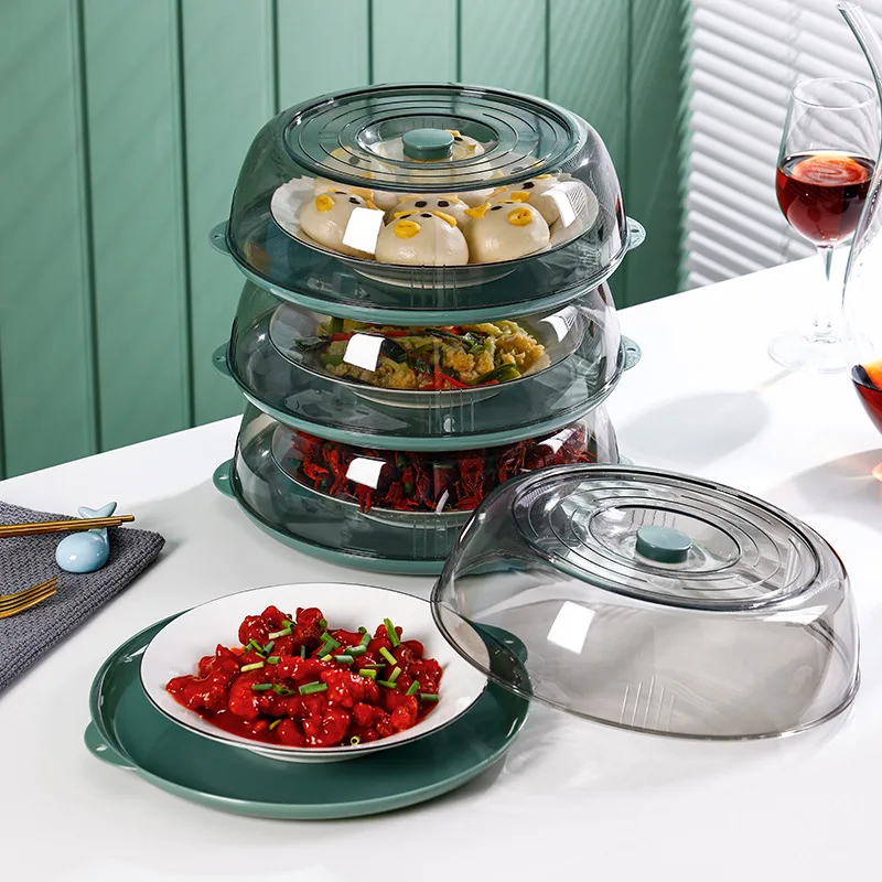 

multi-layer insulation cover winter fresh dust-proof leftovers cover food cover