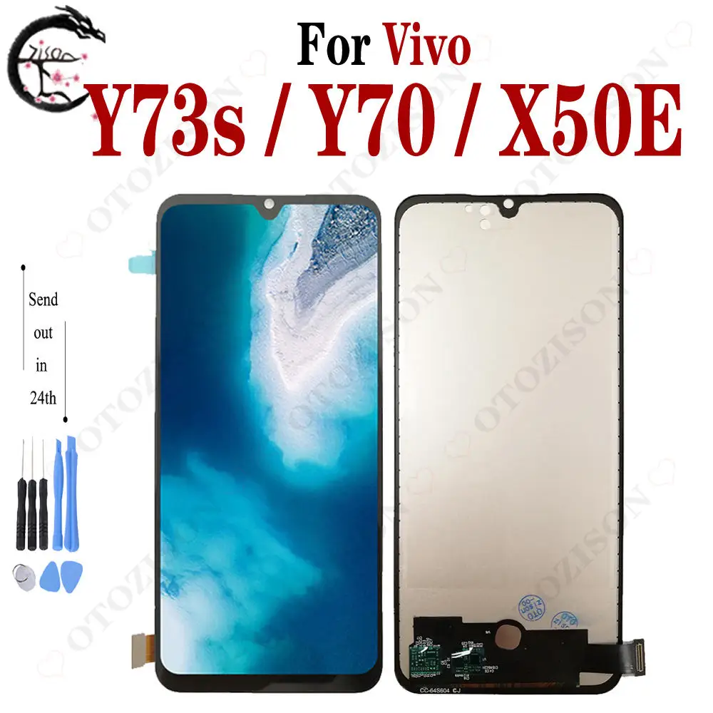 ЖК-дисплей Incell Y73s для Vivo V2031A дисплей Y70 экран X50e V1930 ЖК-сенсорный датчик дигитайзер в сборе запасные части протестированы ОК