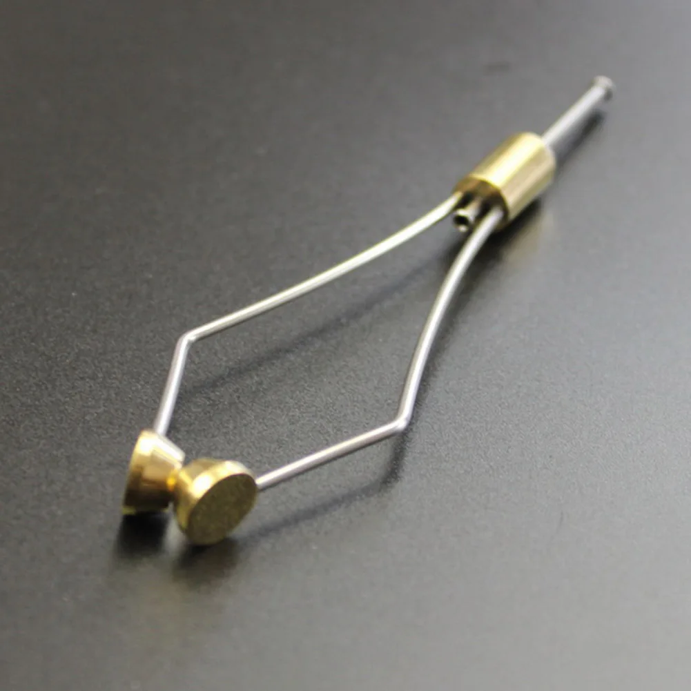 

Fly Tying Bobbin Holder Fly Fishing Arc Mouth Fly Tying Material Flared Bobbin Stainless Steel Bobbin Holder Fishing Tackle Tool