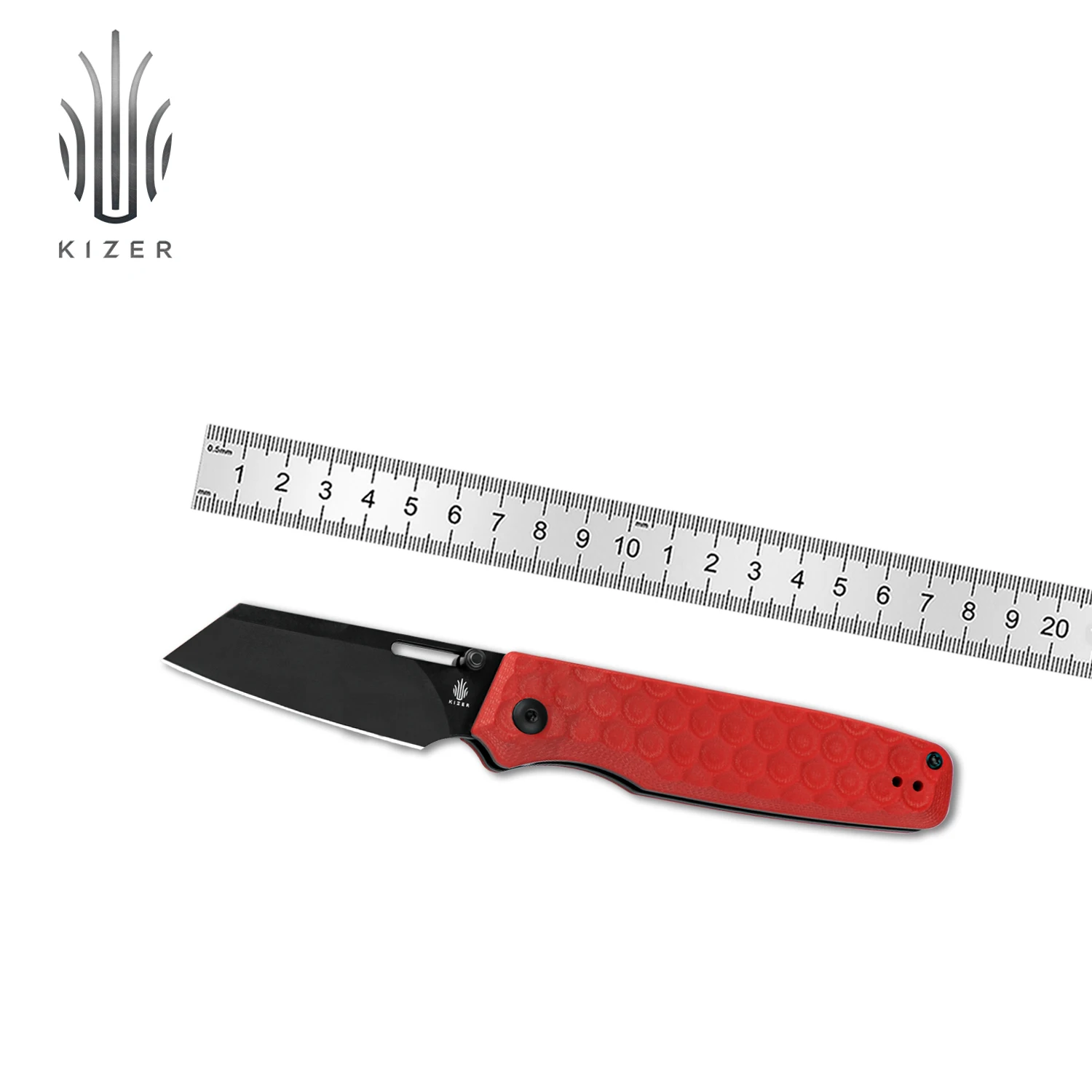 Нож Kizer EDC Survival Knife Task V3641A2 с ручкой G10