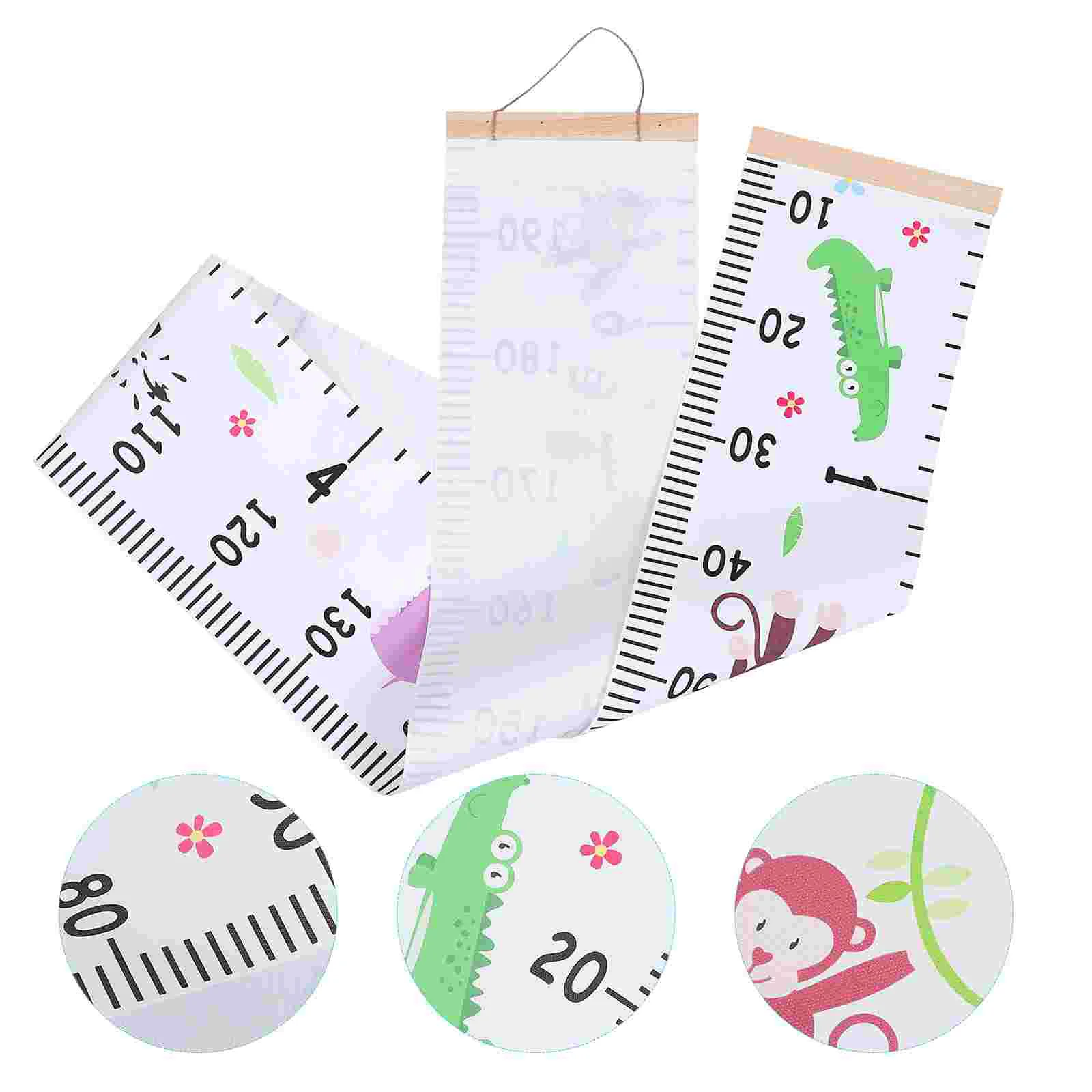 

Chart Height Kids Growth Wall Ruler Decor Nursery Measurement Decal Sticker Removable Hanging Measure Room Measuring Canvas Tool