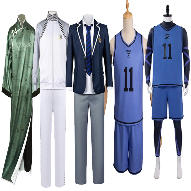 

Isagi Yoichi Cosplay Costume Anime Blue Lock Coat Pants Training Clothing Outfit Halloween Carnival Party Roleplay Disguise Suit