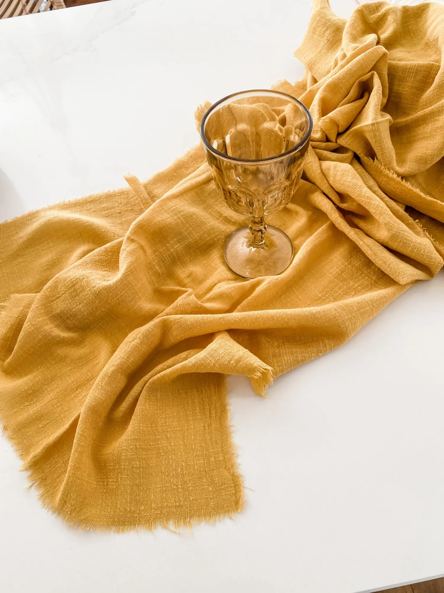 retro burrs dinner table runner strap cheese cloth cotton fabric raw fringed trim gauze crepe napkins rustic wedding party decor free global shipping