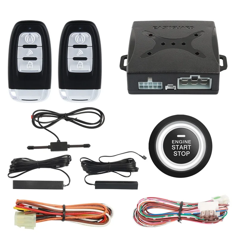 

Easyguard DC12V Remote engine start stop auto passive keyless entry PKE car