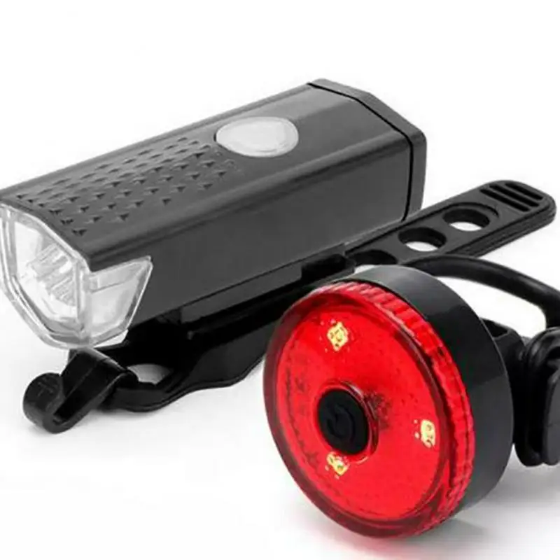 Купи Bicycle Light Front Liaght Mini LED Bicycle Head Tail Light Set USB Bike Rear Lights Safety Warning Light Bicycle Accessories за 213 рублей в магазине AliExpress