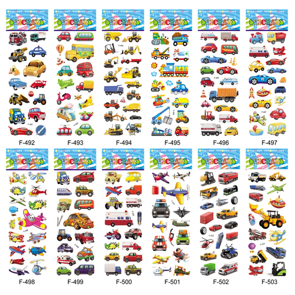 12 листов/набор детские наклейки для скрапбукинга |