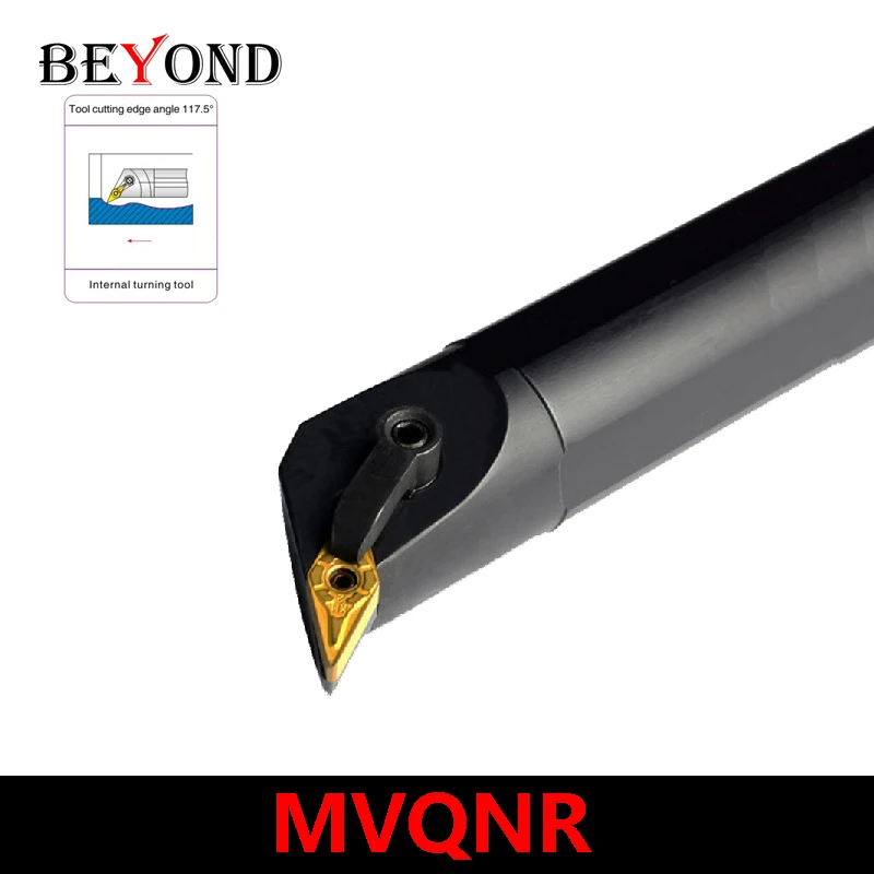 

BEYOND 20mm 25mm 32mm MVQNR MVQNL S20R-MVQNR16 S25S-MVQNR16 S32T-MVQNR16 MVQNL16 Internal Turning Tool Holder CNC Boring Bar