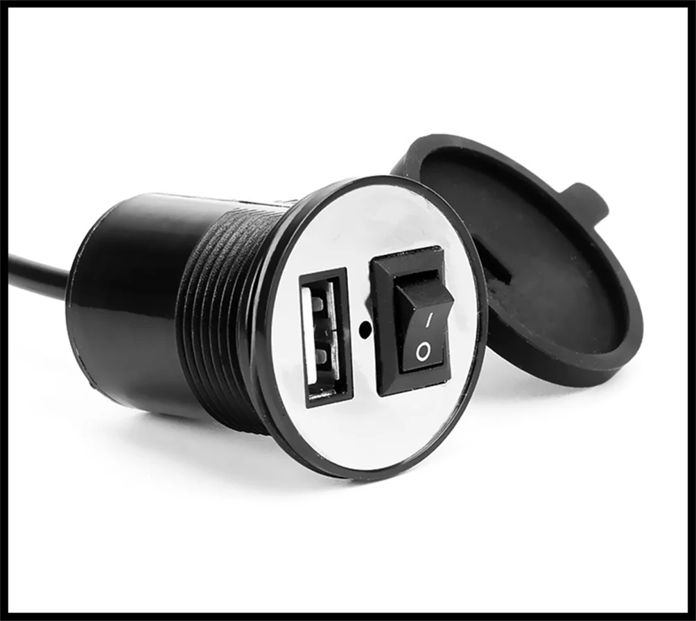 

Универсальное USB-зарядное устройство для мотоцикла 12 В-24 В с переключателем