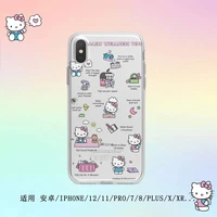 hello kitty phone case for iphone 6s78pxxrxsxsmax1112pro12mini phone cute cartoon transparent case cover