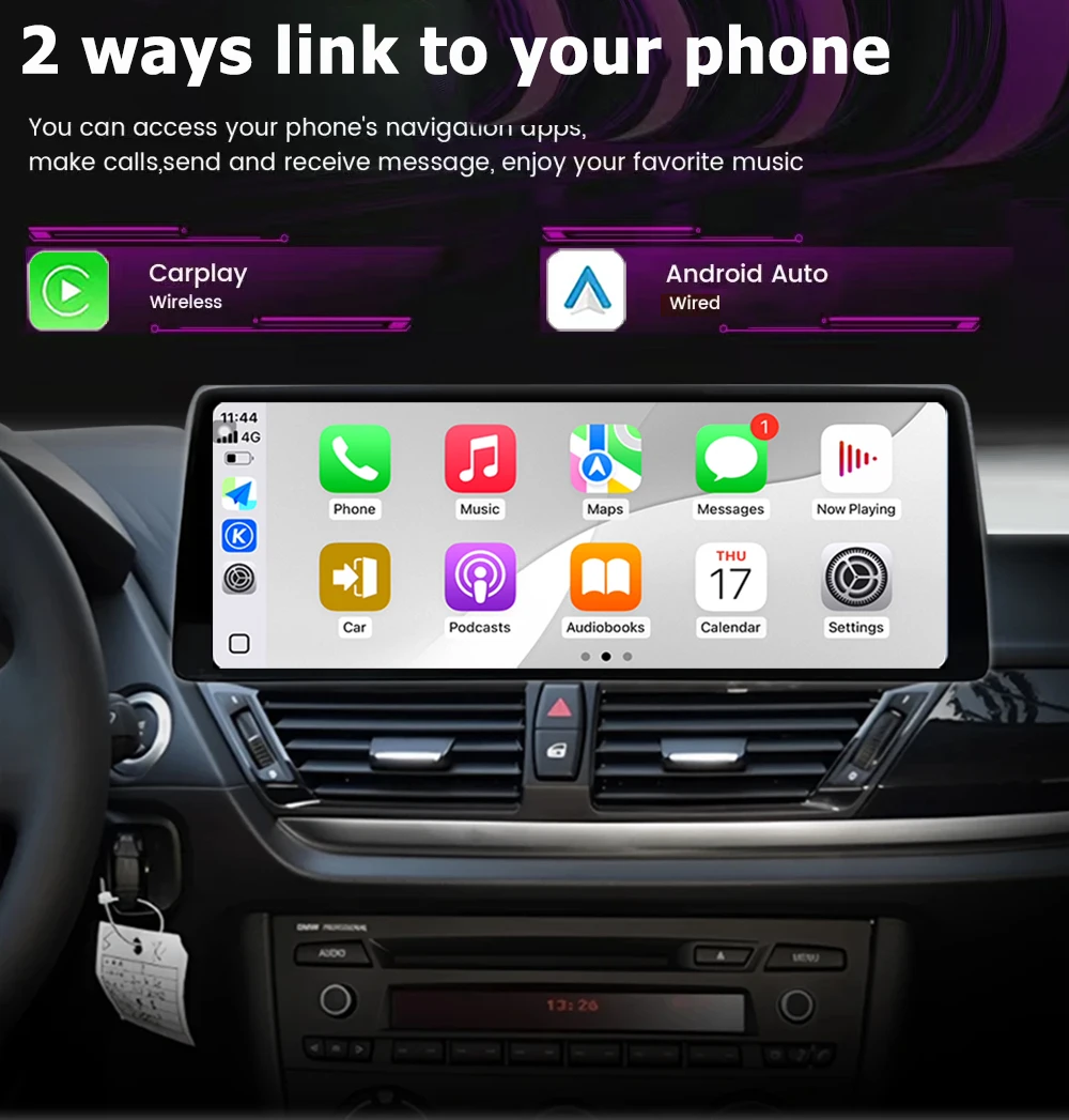 Фото Автомобильный мультимедийный плеер Android 16 Carplay 12,3 дюйма QLED Android Auto для BMW 6 серии F06 F12 2010-2018 Радио GPS-навигация DSP №3