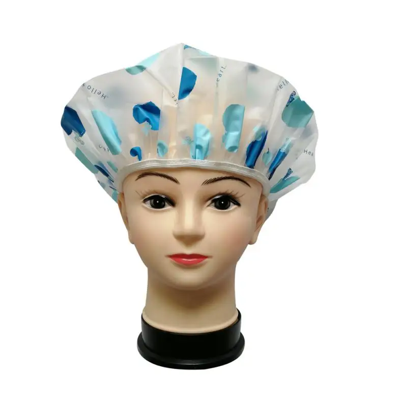 

Bath Cap Shampoo Cap Lovely Waterproof Bathing Cap Womens Thickened Adult