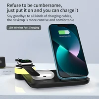 3 in 1 wireless charging station dock for iphone 13 12 11 pro max mini xs 8 fast charge for iwatch 7 6 5 4 se 3 airpods pro2