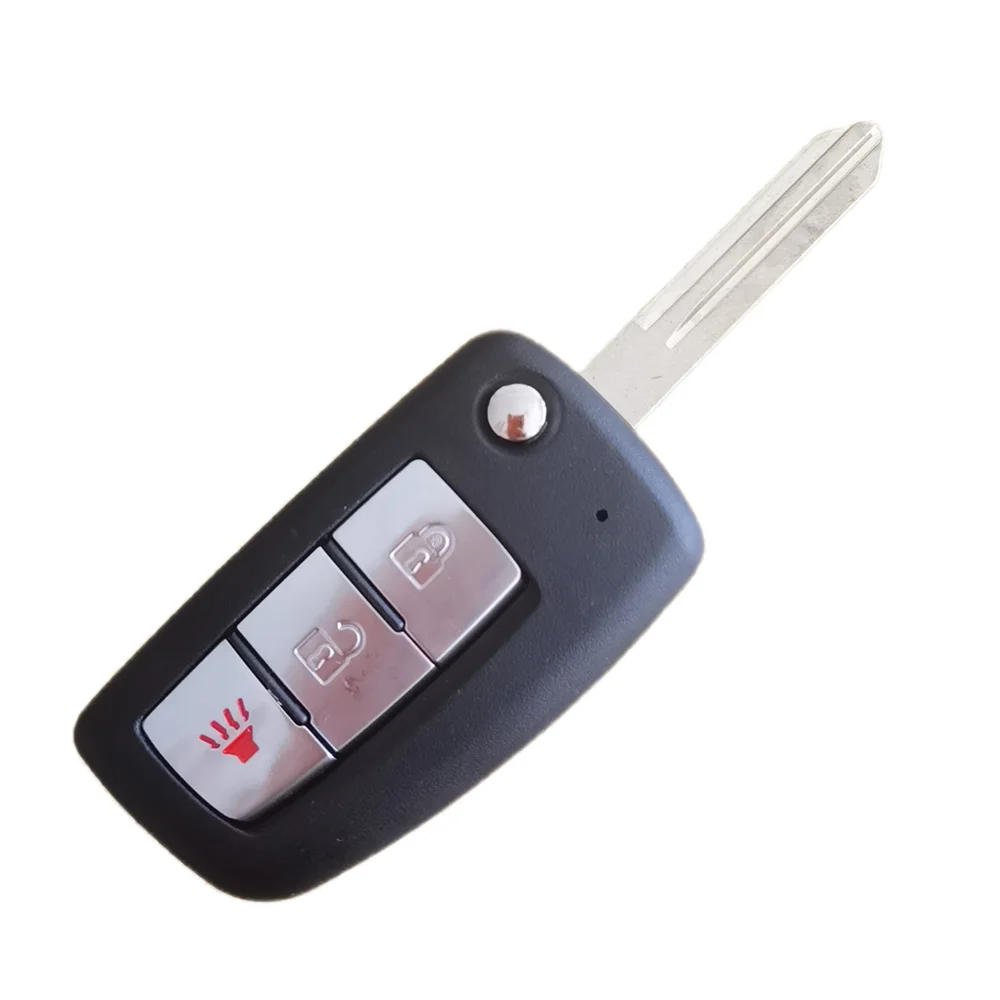 Чехол с дистанционным управлением на 2/3/4 кнопки для Nissan Qashqai Sunny NV200 J11 Pulsar C13 Juke X-Trail