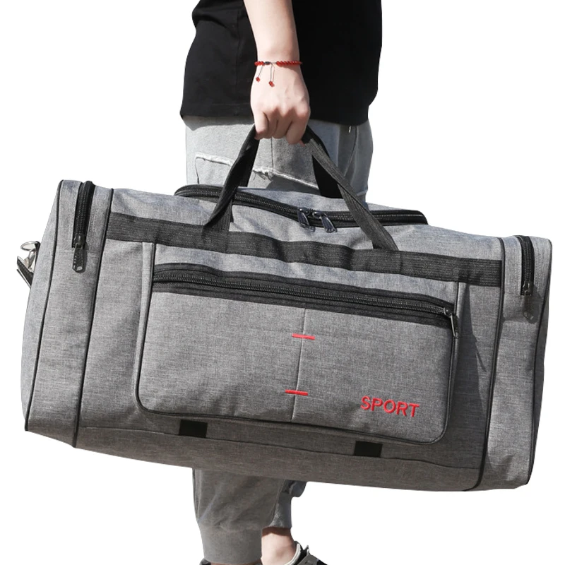 Large Capacity Oxford Waterproof Men Travel Bags Hand Luggage Big Bag Plus Size Business Travel Duffle Bag