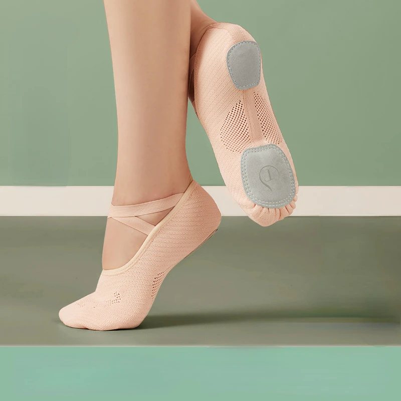 

Профессиональная качественная женская танцевальная обувь, танцевальная обувь для йоги, тренажерного зала, балетная обувь для девушек, женщин, мужчин, балерины, танцевальная обувь