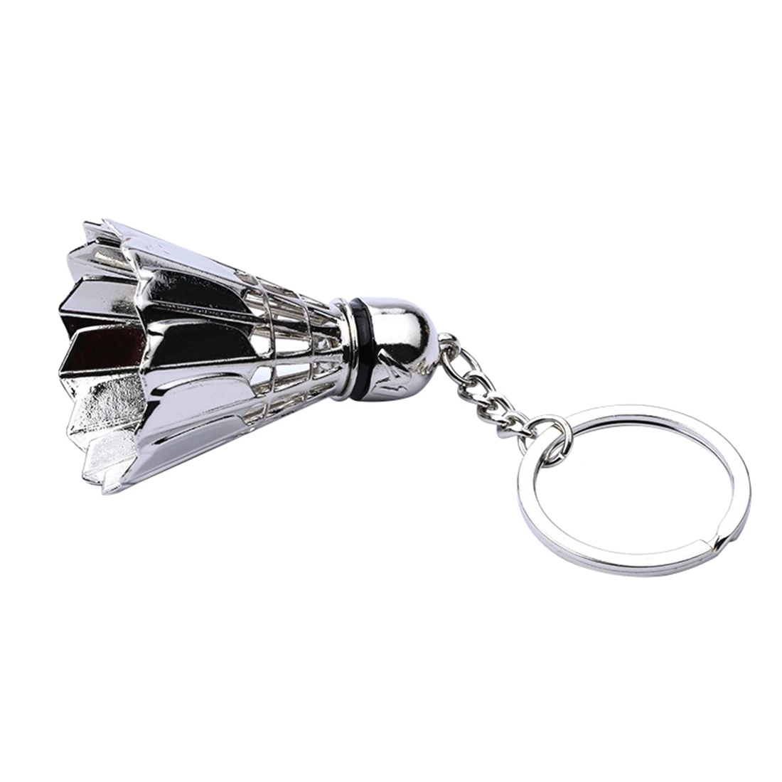 

metal badminton key chain three-dimensional badminton tournament key chain pendant sports sports cute pendant