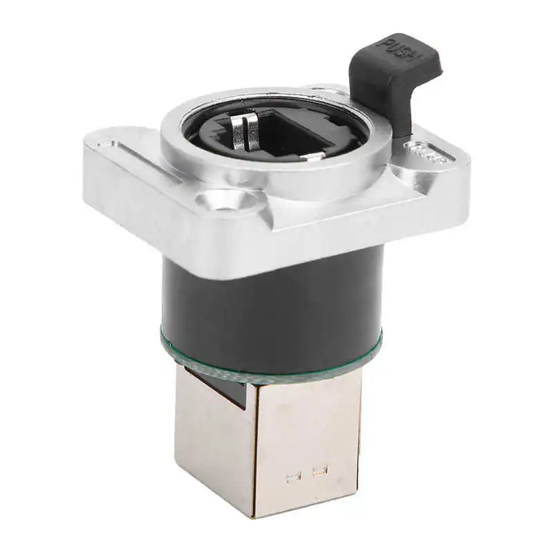 

RJ45 Right Angle Connector Waterproof Round Insulator Material YTRJ45 Aviation Plug