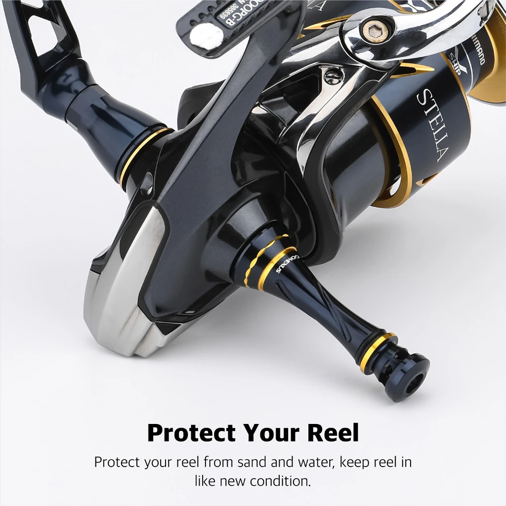 Фото Подставка для катушек Gomexus для Daiwa Certate SW, Saltiga, Shimano Stella, Spheros, Stradic, Twin Power, 55 мм, алюминиевая, R9 №5