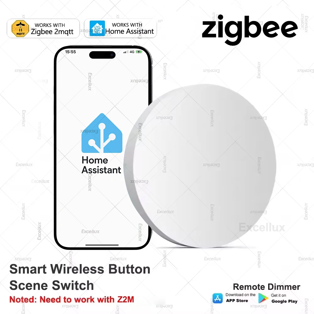 

Беспроводной переключатель сцен Excellux ZigBee