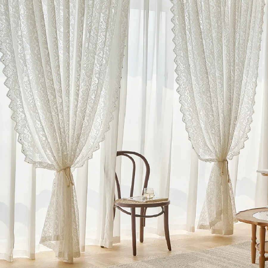 

Французская кружевная штора
