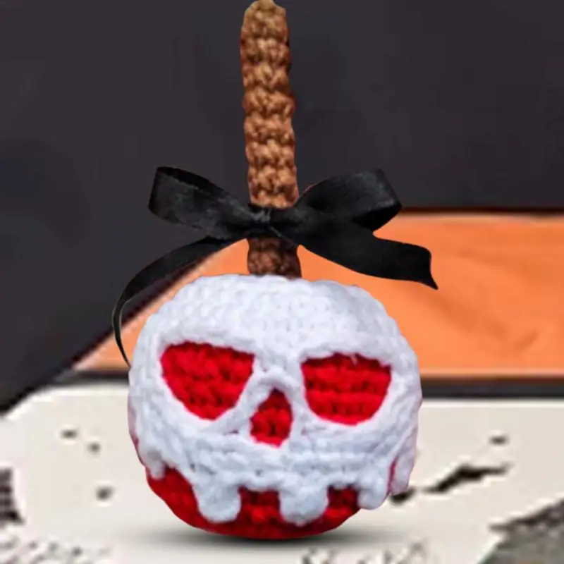 Вязаная крючком тыква в деревенском стиле тыквы с черепом доме декоративная