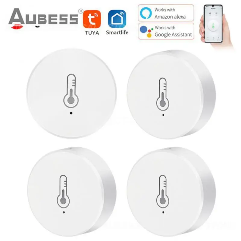 

Умные датчики температуры и влажности, датчик температуры и влажности для умного дома Zigbee, умный датчик температуры и влажности