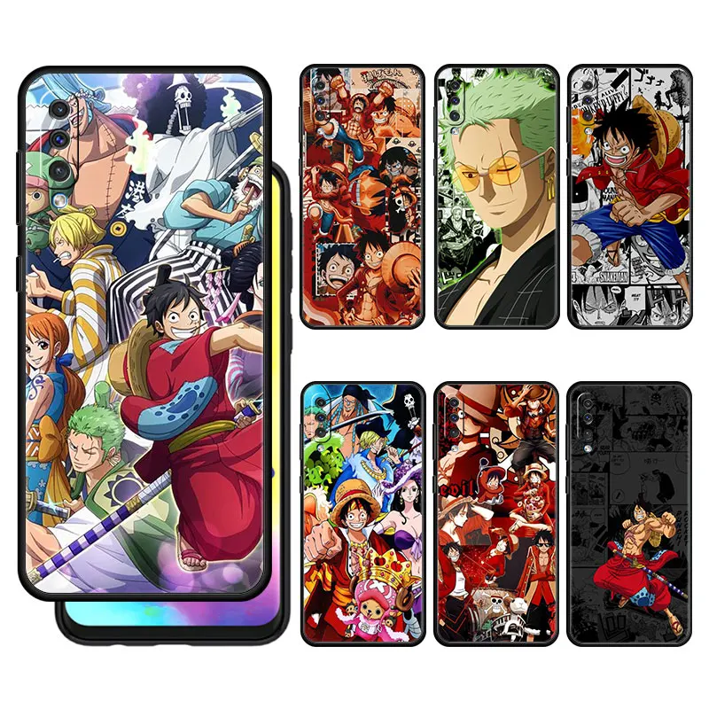 

Phone Case For Samsung Galaxy A50 A30 A70 Cover for MOTO G60 G30 G9Play for Nokia G10 X10 Silicon Capa Japan Anime One Piece