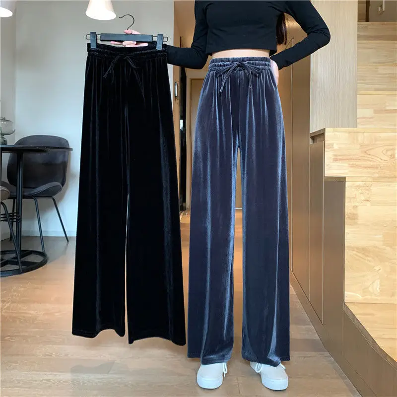 

High Waisted Pants for Women, Straight Cut, Casual Style, Autumn Collection