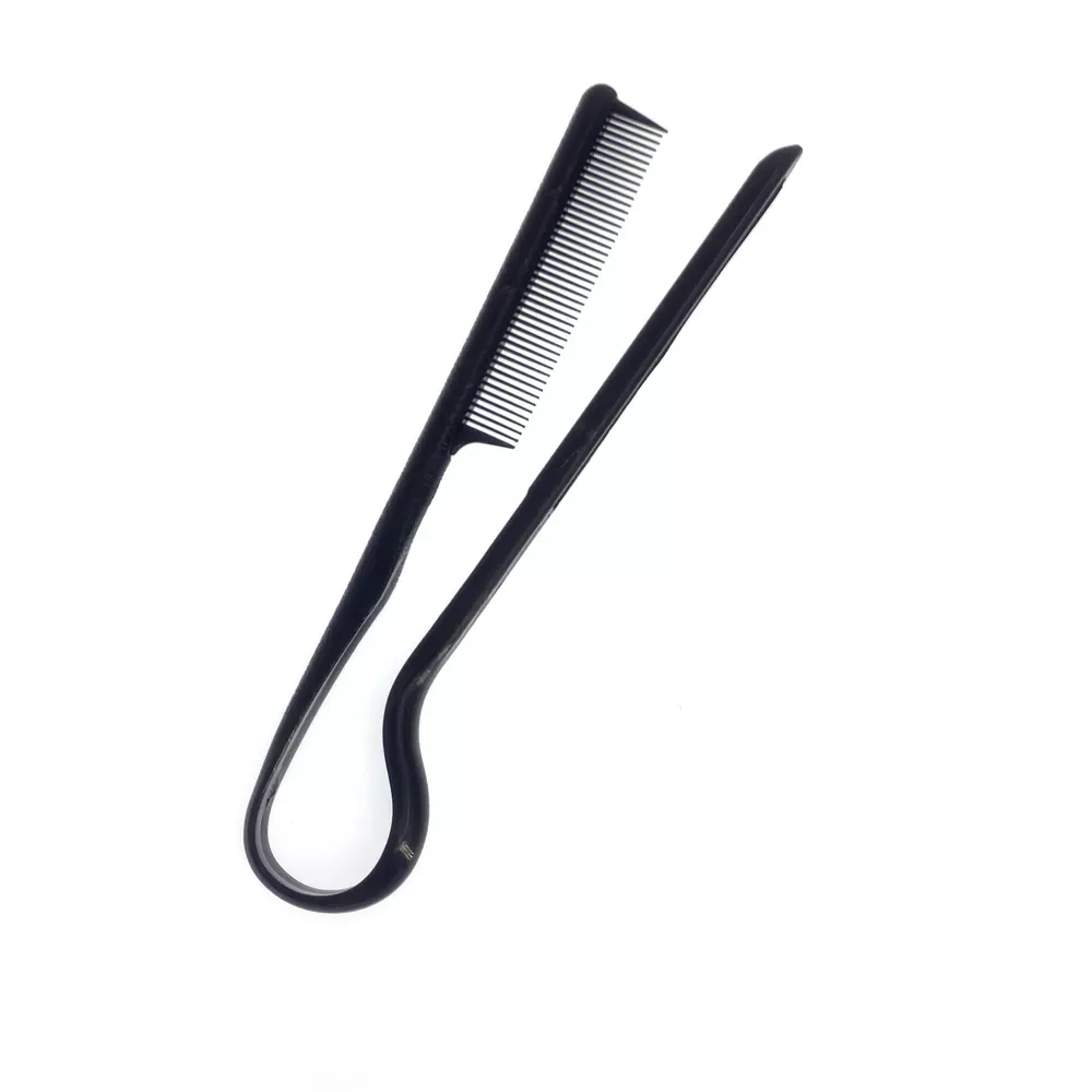 

Useful Hair Straighten Salon Comb Hairdressing Smooth Tool Hold Tongs Hair Styling Tools for Women Hair Brush Straightener