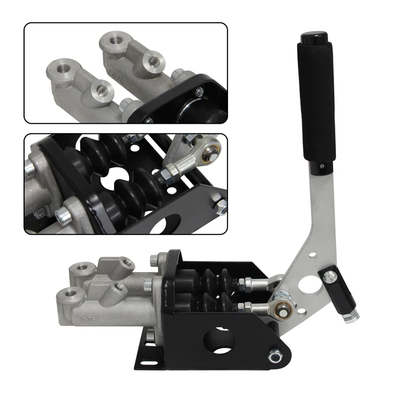

Double Master Cylinder Hydraulic Drift E-Brake Racing Handbrake Lever Universal