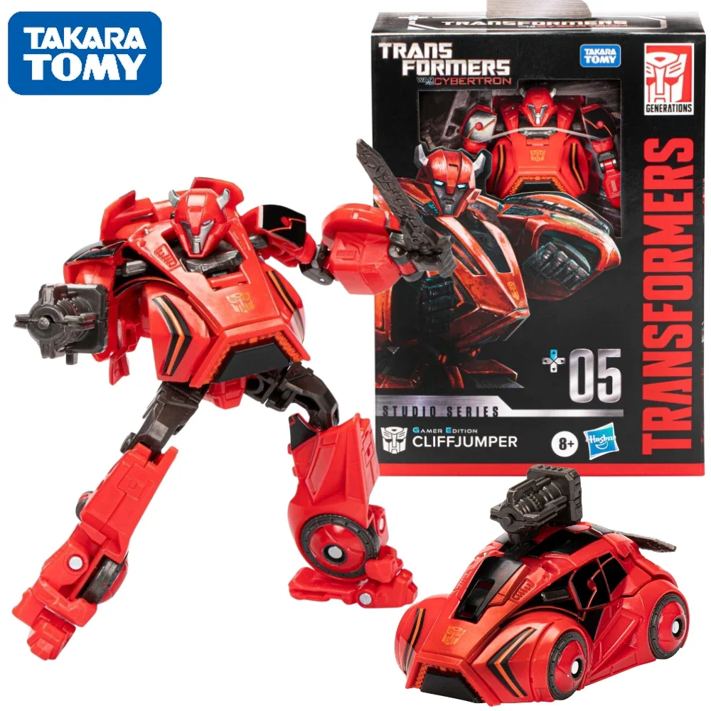 В наличии TAKARA TOMY Transformers Studio Series Gamer Edition 005 Deluxe Ss GE 05 экшн-фигурка Cliffjumper модель