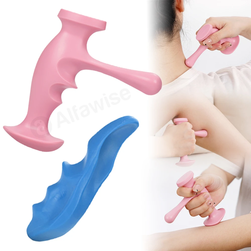 Т-образный ручной массажер для всего тела глубокое давление тканей от большого