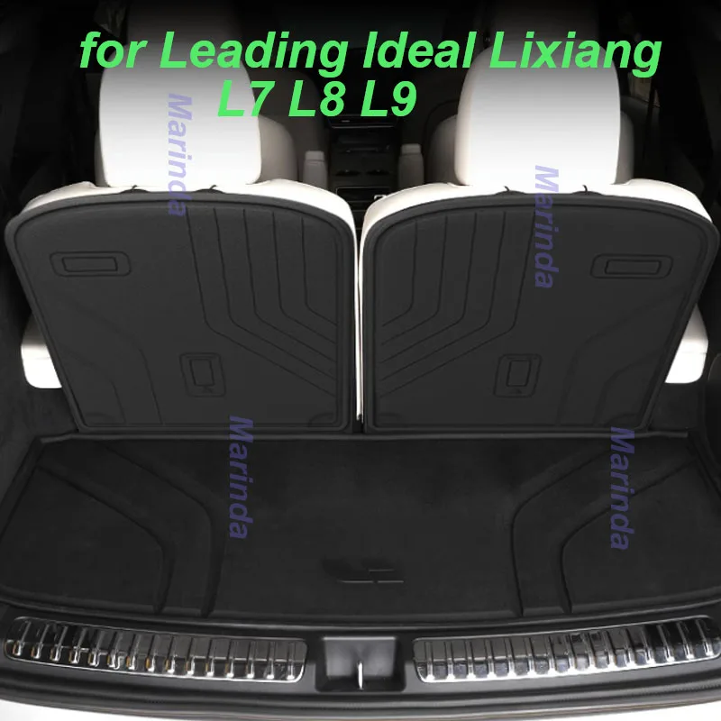 

Коврики для спинки автомобильного заднего багажника для ведущих идеально LiXiang L9 2021-2023 автомобильный ТПЭ подкладка для сапога ковер протектор аксессуары для интерьера