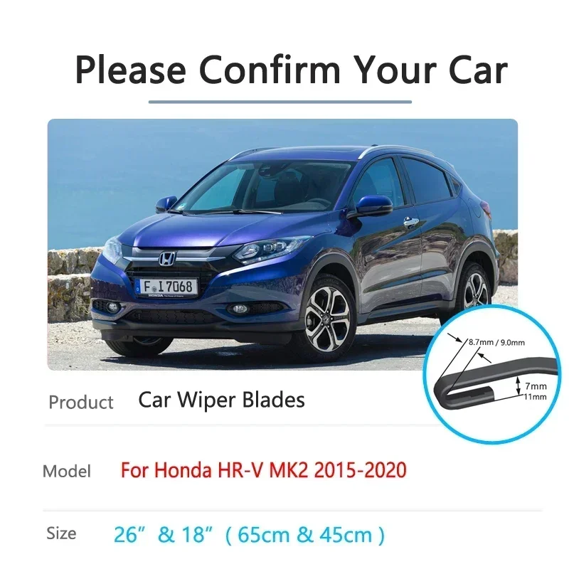 Щетка стеклоочистителя переднего лобового стекла для Honda HR-V HRV MK2 2015 2016 2017 2018 2019 2020