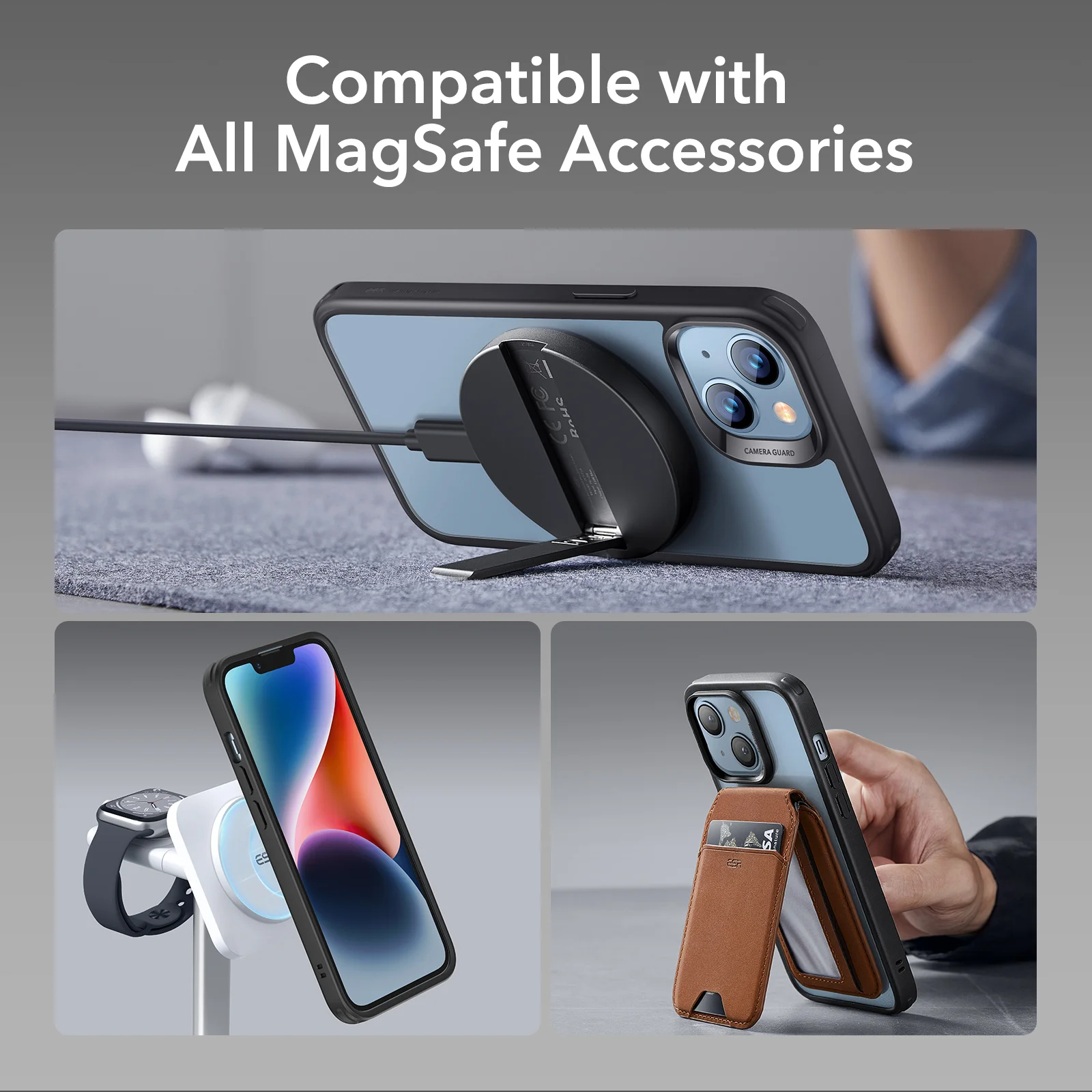 Чехол для iPhone 14 Pro Max MagSafe, классический гибридный чехол с HaloLock для iPhone 14 Pro, прозрачная задняя крышка (art.: 3920c13c262da) - 3920c13c262da