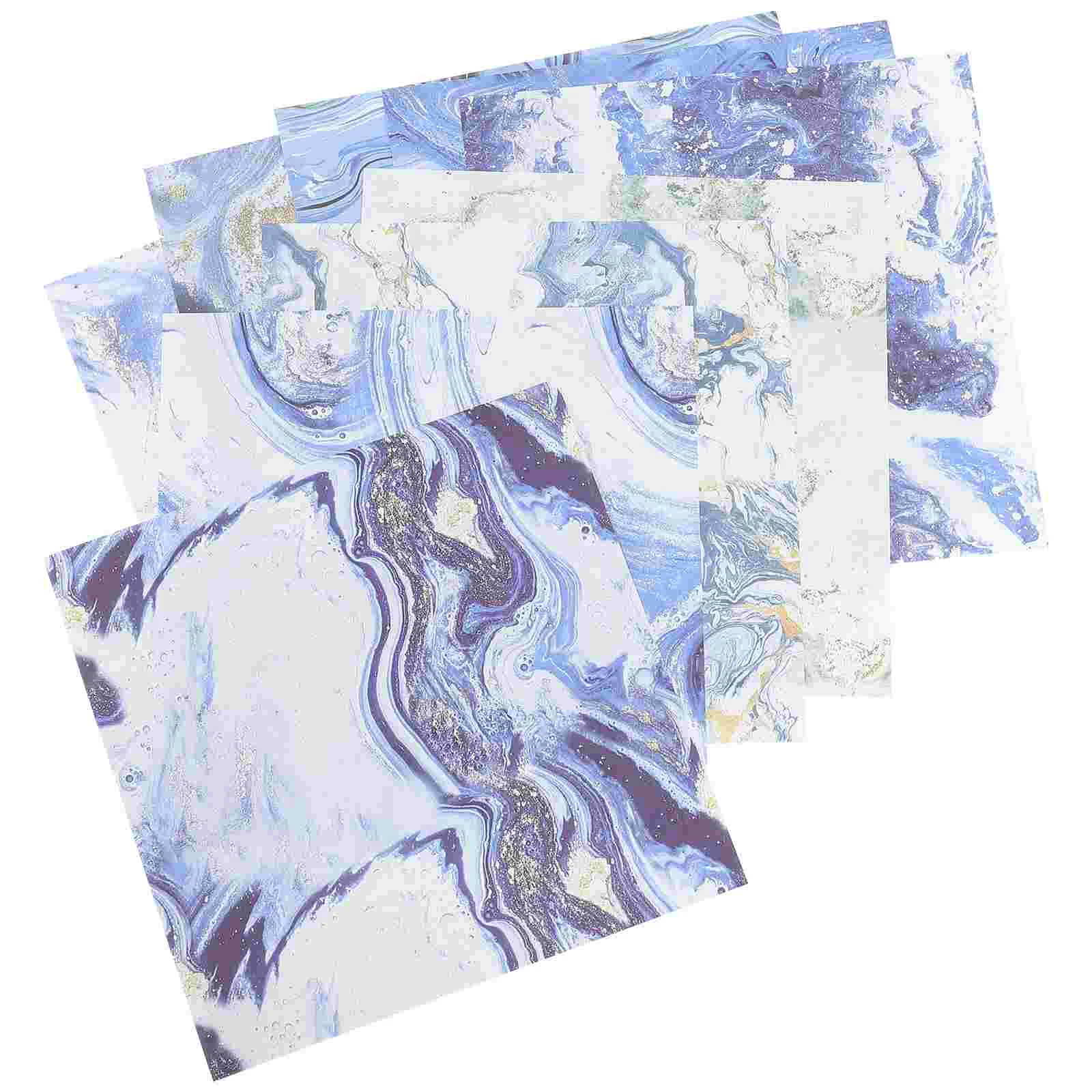 

9 Pcs Infusible Ink Sheets Blank Shirts Heat Transfer Film Diy Patterns Watercolor Paper Full- Transfers