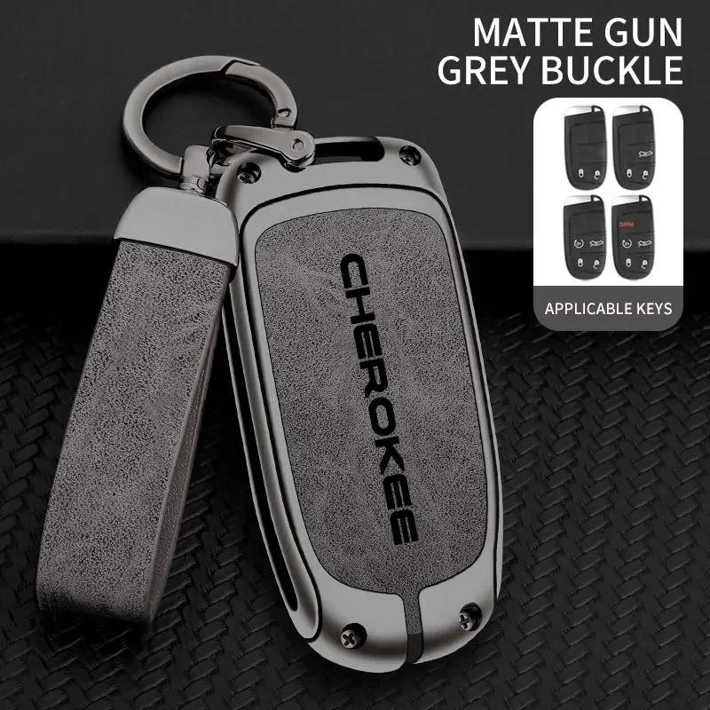 

Чехол для автомобильного ключа из цинкового сплава, брелок для Jeep Cherokee, защита для дистанционного управления для JEEP CHEROKEE, чехол для ключей, автоаксессуары