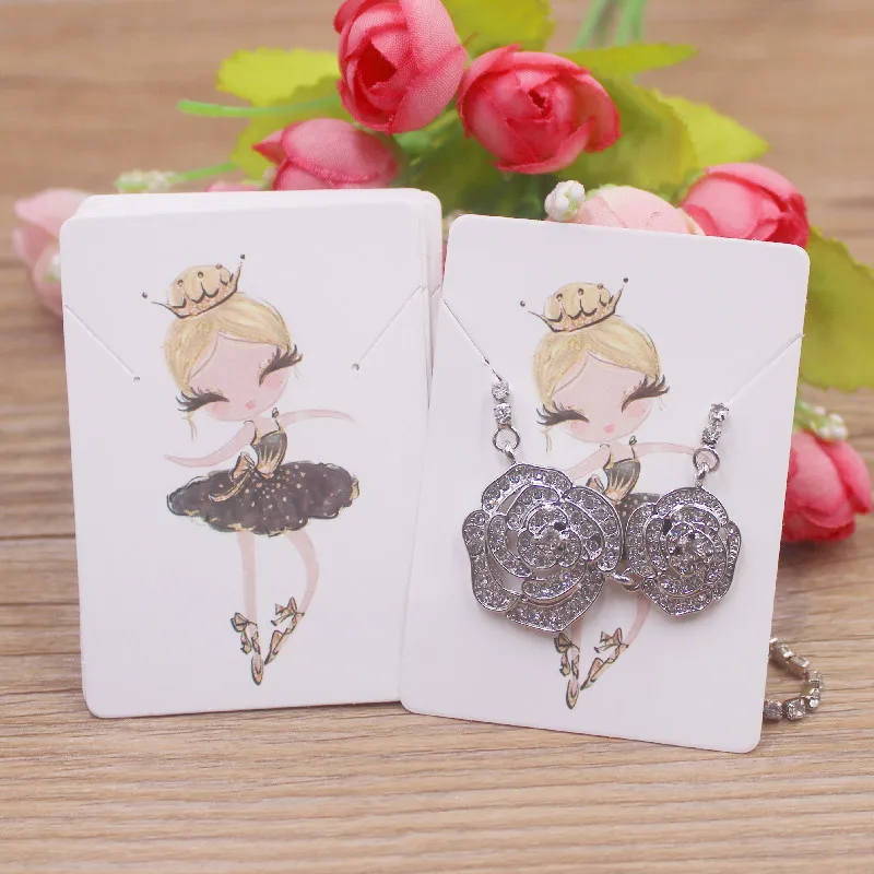 Набор упаковки ювелирных изделий ZerongE: красочные бумажные браслеты и ожерелья