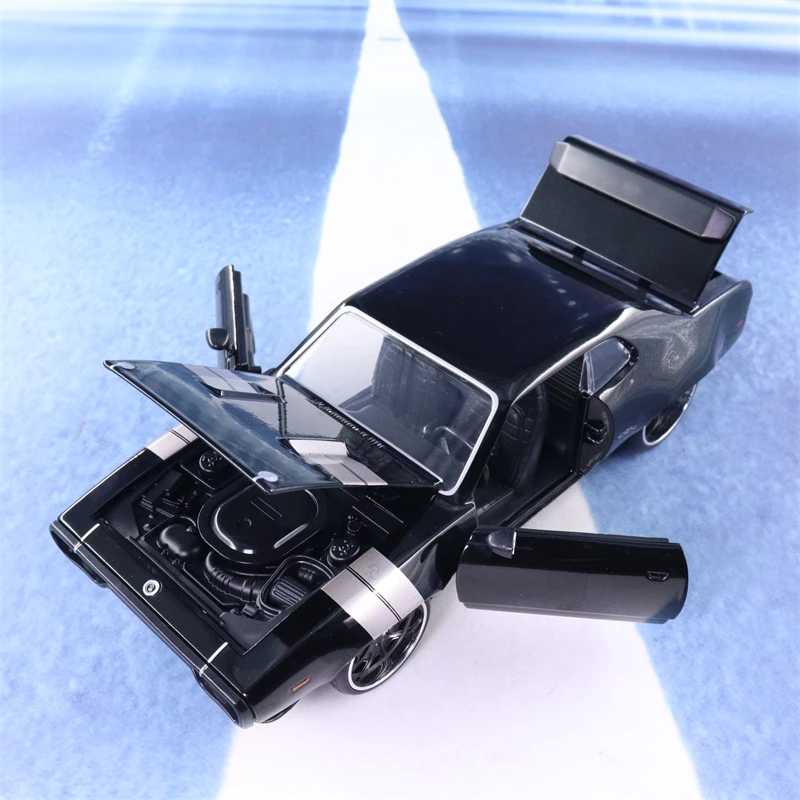 Модель автомобиля Jada 1:24 из литого металлического сплава Dom's 1971 Plymouth GTX игрушки