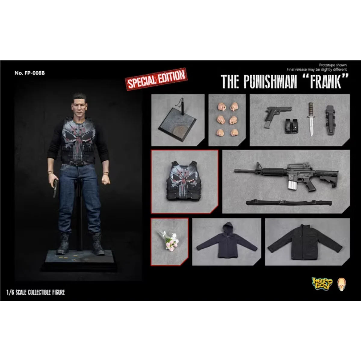 Оригинальная игрушка-герой Facepool FP008 1/6, модель персонажа фильма «Каратель Фрэнка», коллекционная игрушка в подарок