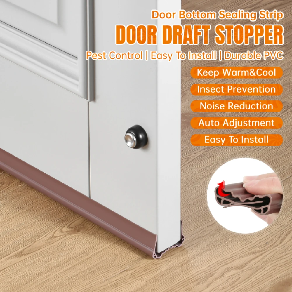 

Dustproof Rainproof Sealing Strip Insect Prevention Door Ventilation Stop All Weather Moisture-proof Utility Energy Efficiency