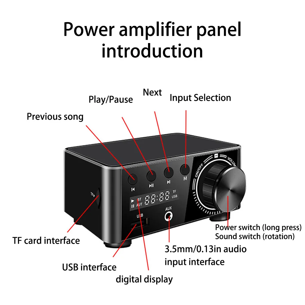 

Wireless Amplifier Board Soundbox Bluetooth-compatible Power Amp Repair
