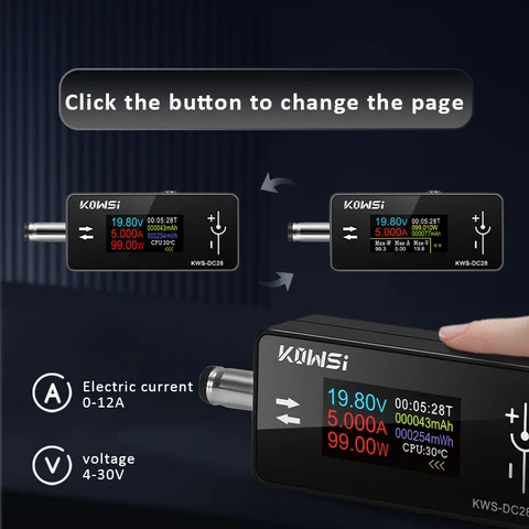 KWS-DC28 Тестер напряжения и тока