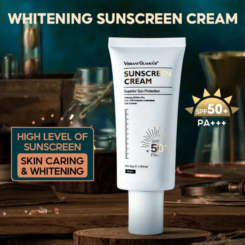 

SPF50+ Sunscreen Cream Spf50 Gel Isolation Lotion For Men And Women Moisturizing Whitening Waterproof Refreshing Water Skin Care