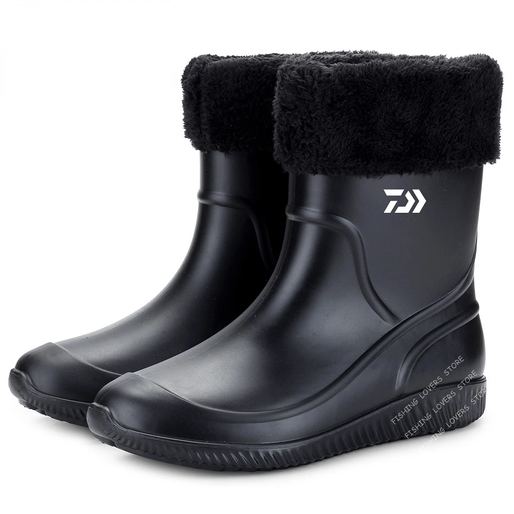 Winter Fishing Water Boots Men's Short 