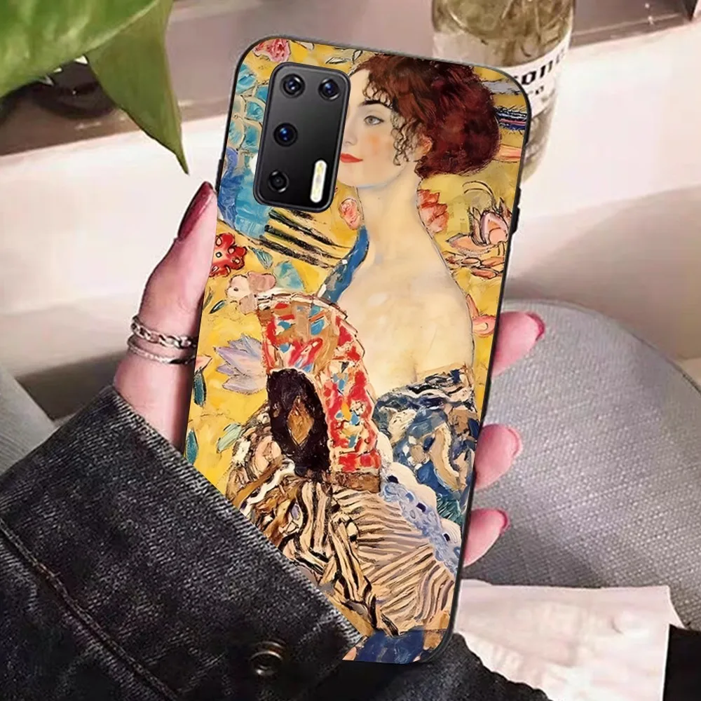 Чехол для телефона The Kiss Gustav Klimt Painting Huawei P 8 9 10 20 30 40 50 Pro Lite Psmart Honor lite 70 Mate 20lite
