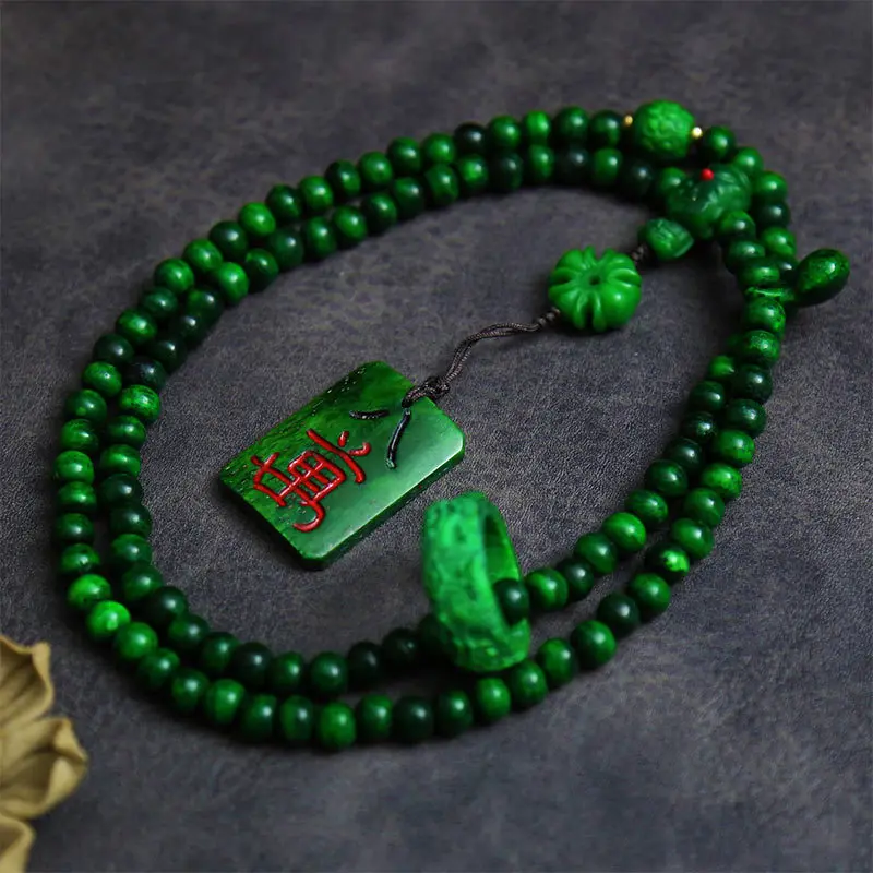 Старинная имитация углов 8*3 мм круглые бусины 108 трехсторонняя свиная клетка