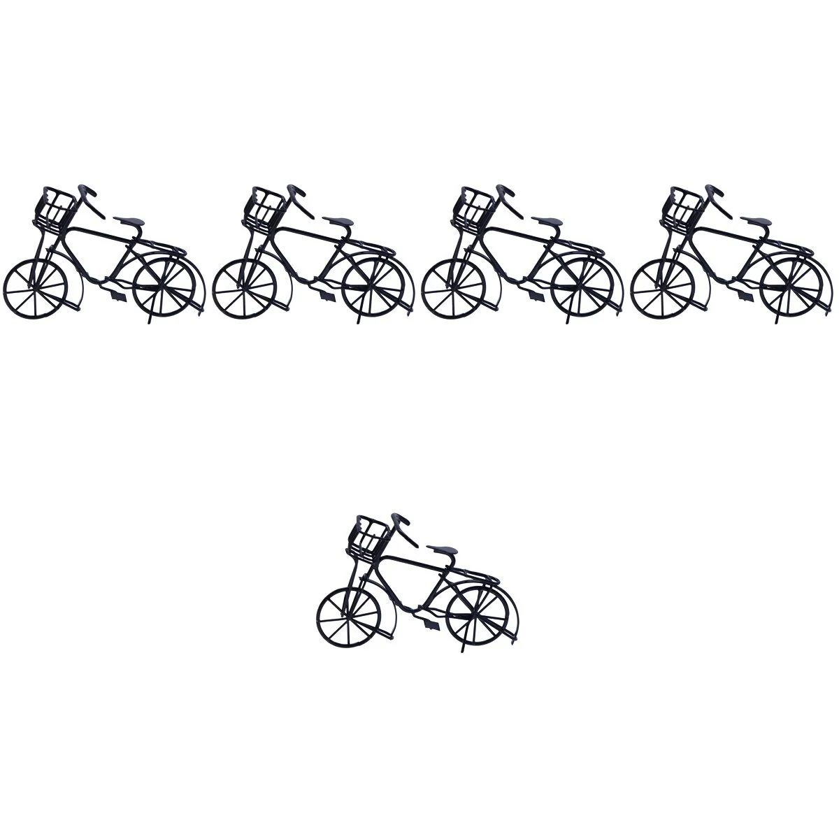 

Finger Bikes Bicycle Model Small Adornment Statue Simulation Simulated Vintage Ornament Metal Decoration Mini Miniature