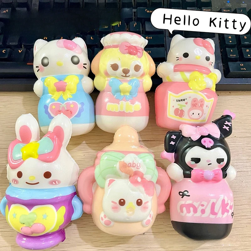 1 шт. чашка Sanrio бутылка из искусственной кожи медленный отскок игрушка-непоседа