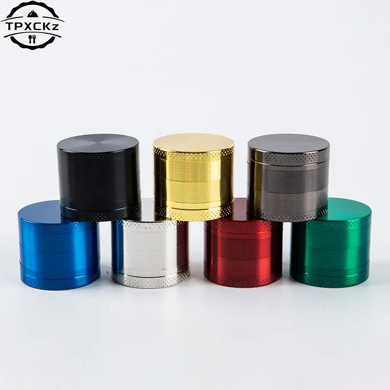 

4-Layer Aluminum Weed Herbal Herb Tobacco Grinders Weed Grinders Smoking Pipe Weed Accessories Tobacco Pipes Pipas Fumar
